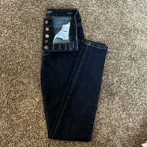 Judy Blue Skinny Fit Dark Wash Button Fly 1/25 JB84142